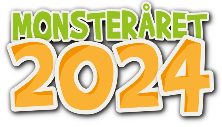 Illustration med texten "Monsteråret 2024".
